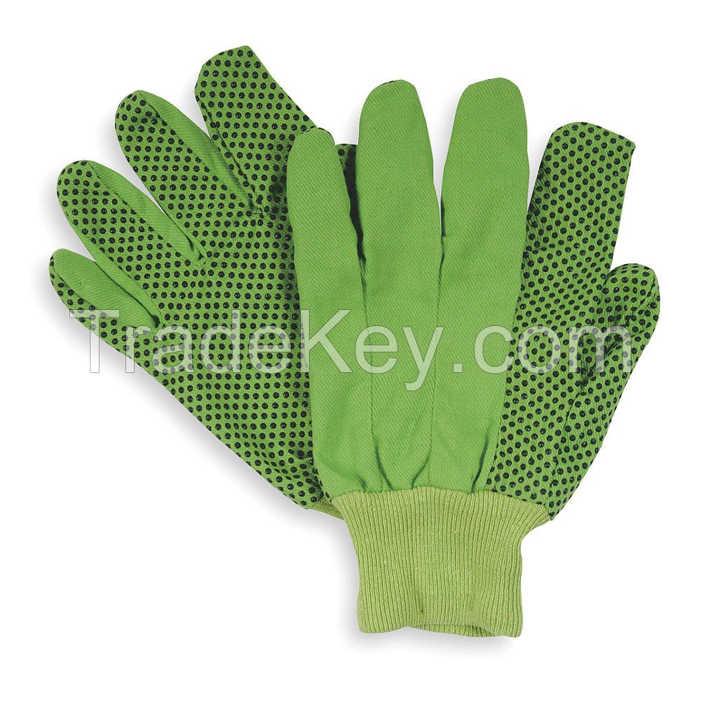 CONDOR 2RA13 D1412 Glove Cotton S Hi Vis Lime Grn PR