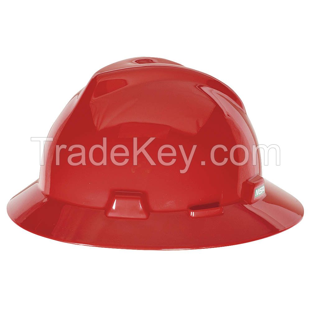 MSA 475371 D0367 Hard Hat FullBrim Red