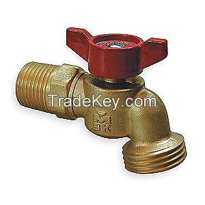 APPROVED VENDOR 1APV7 Hose Bibb Quarter Turn Standard 1/2 In M