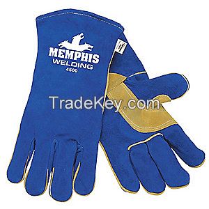 MEMPHIS GLOVE 4500 Glove Welder Cowhide Blue XL PR