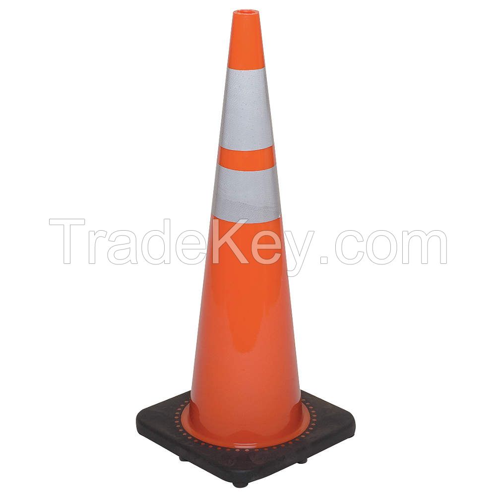  APPROVED VENDOR   6FHC4   Traffic Cone, 36In, Fluorescent Red/Orange