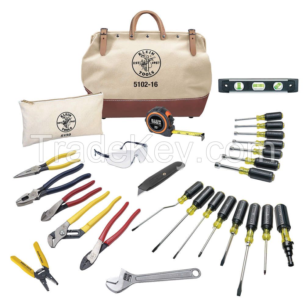 KLEIN TOOLS 80028  Electricians Tool Set Journyman 28-Piece