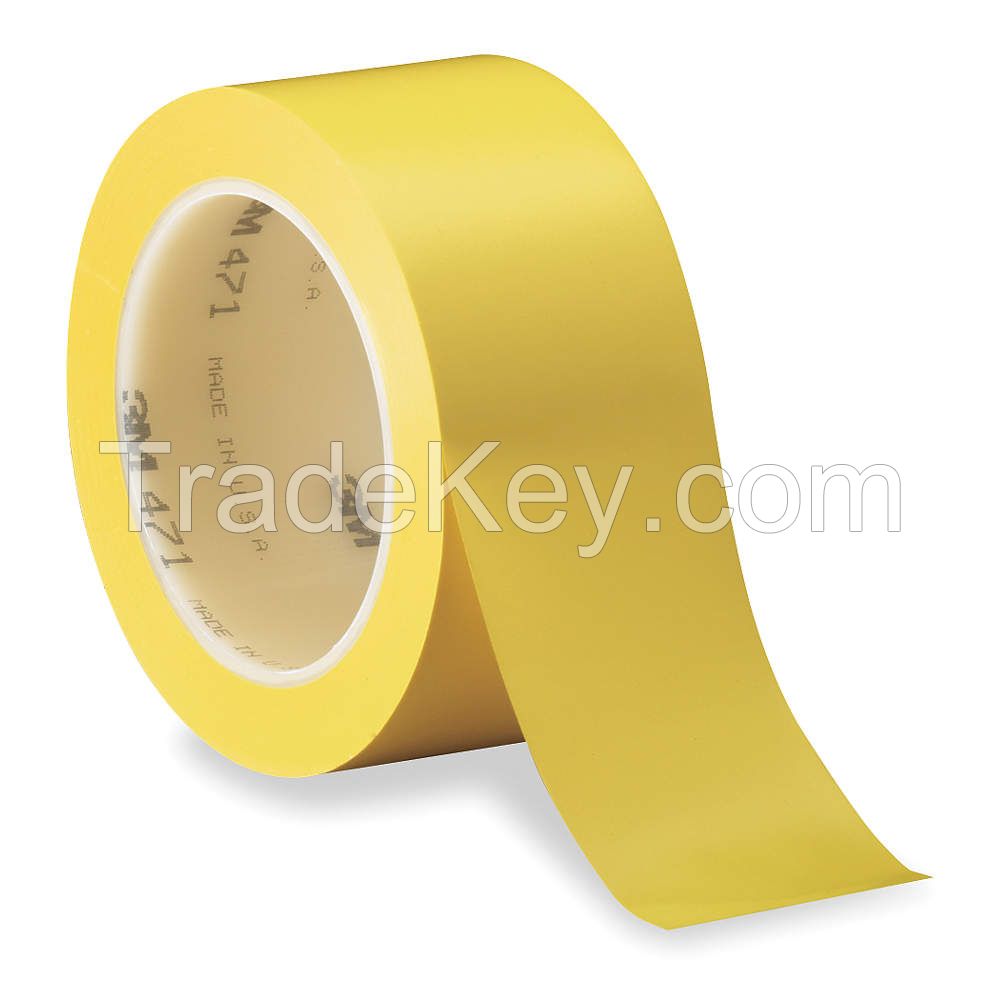 SCOTCH   471   Marking Tape, 2In W, 108 ft. L, Yellow  