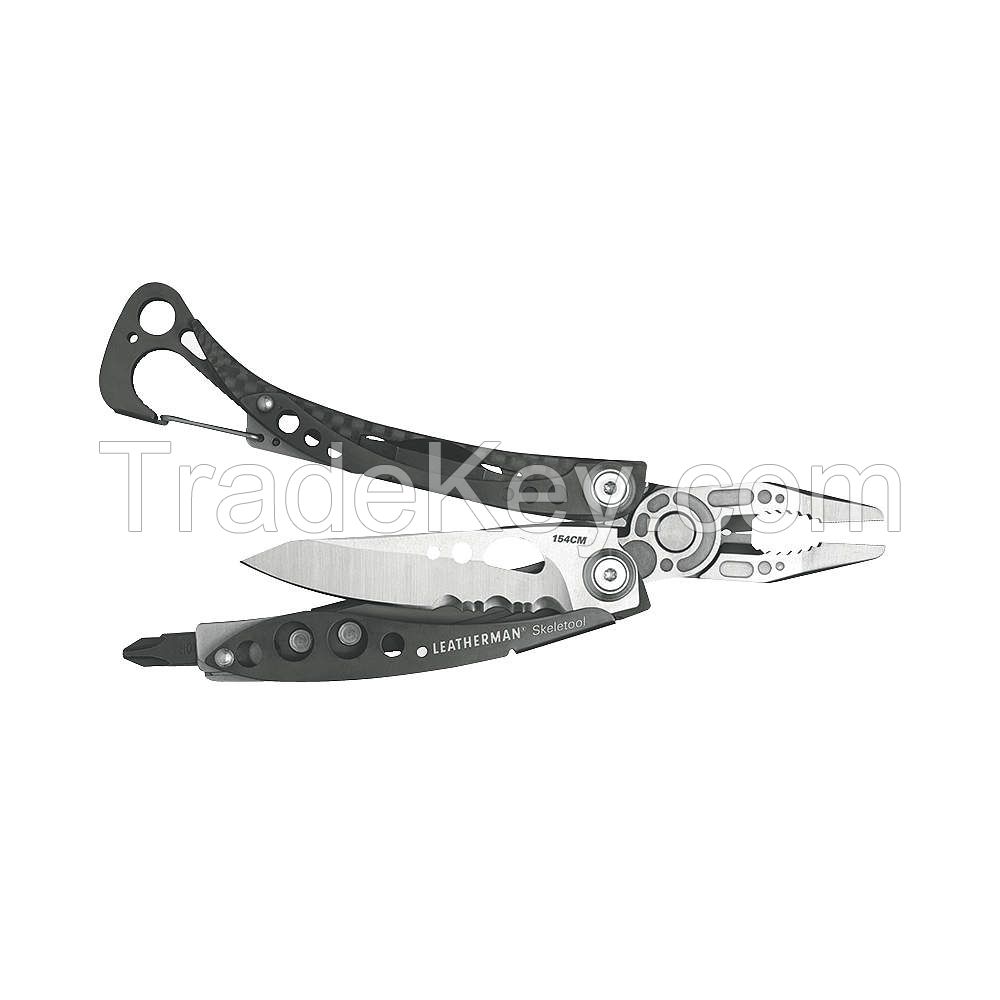 LEATHERMAN   830850   Skeletool CX Multi-Tool, Black, 7 Tools