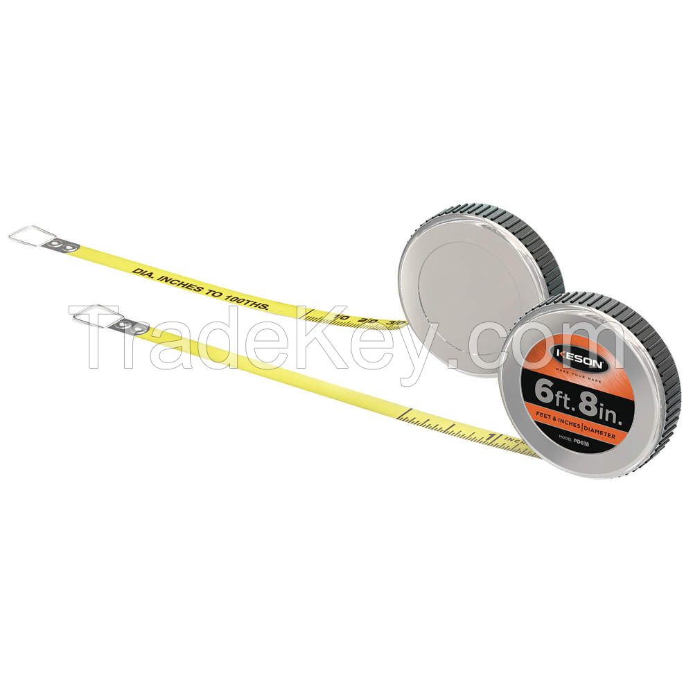 KESON PD618 Steel 6 ft. SAE Diameter Tape Measure