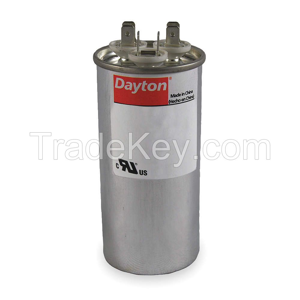 DAYTON 2MEJ7 Motor Dual Run Cap, 40/5 MFD, 440V, Round