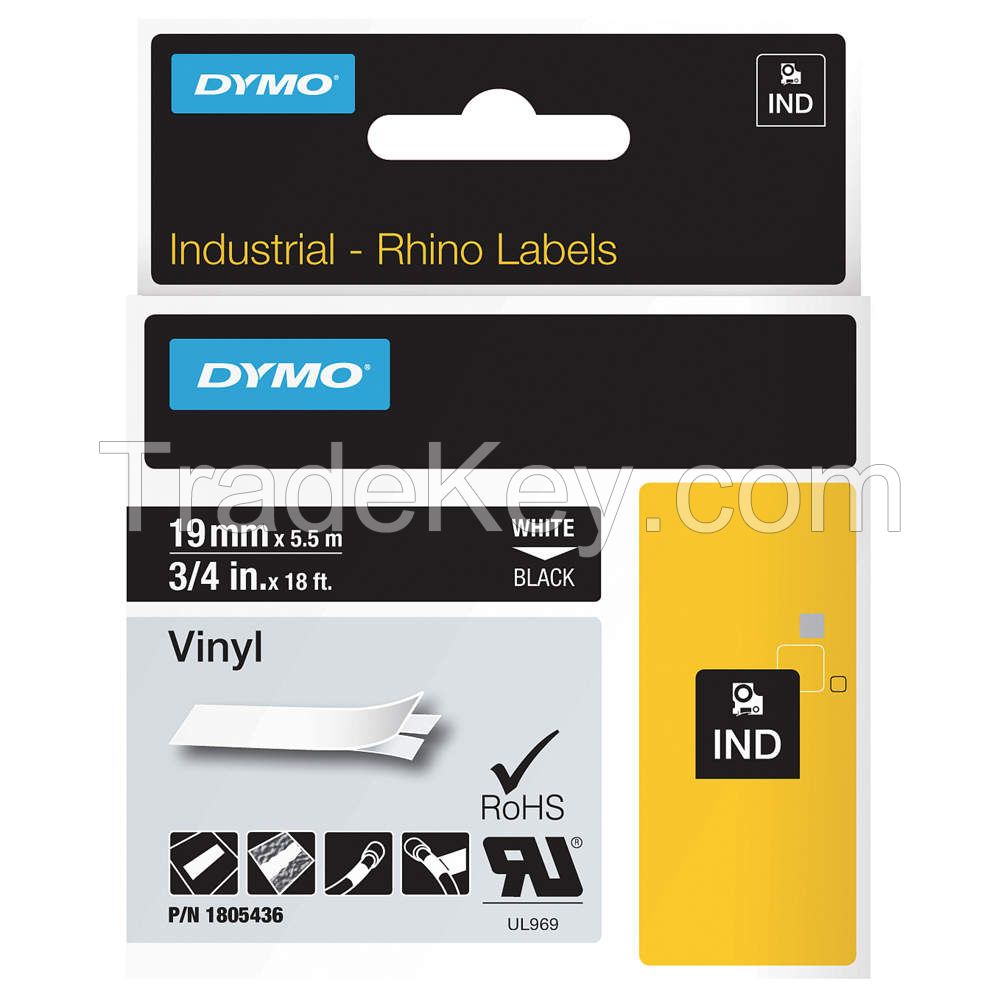 DYMO 1805436 Label Cartridge Black/White 18 ft L DYMO 1805436