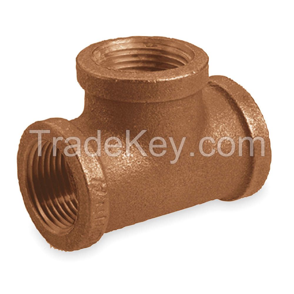 APPROVED VENDOR 1VEZ3 Tee Red Brass 1/2 In 150 PSI Class 125 APPROVED VENDOR 1VEZ3