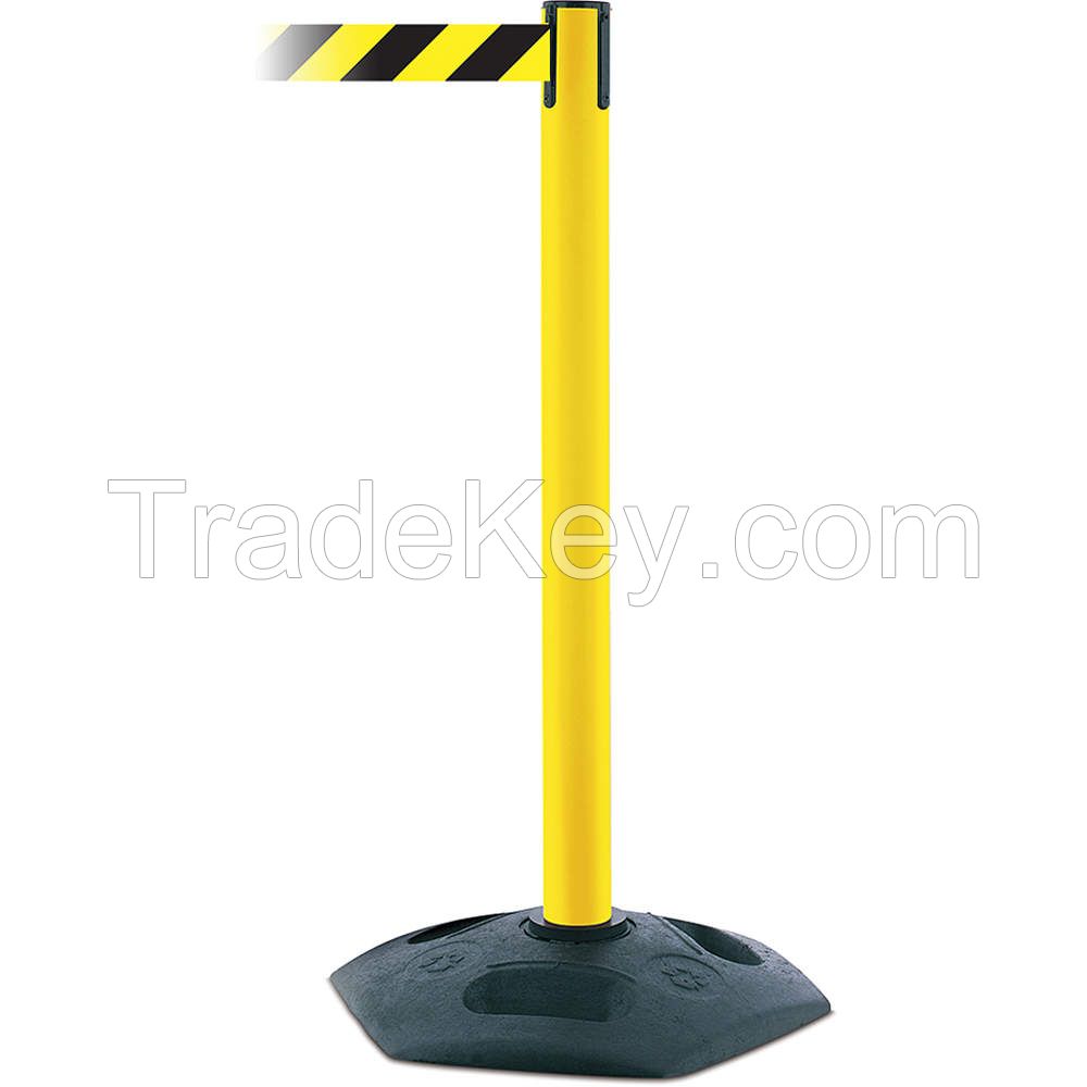 TENSABARRIER 88635STDNOD4XC Barrier Post with Belt 7-1/2 ft L TENSABARRIER 88635STDNOD4XC