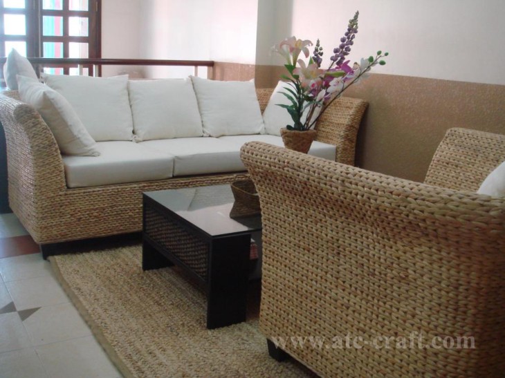 Water Hyacinth  Sofa Set-037