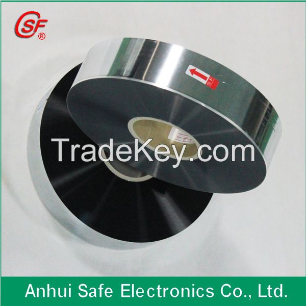 metallized polyester film for capacitor