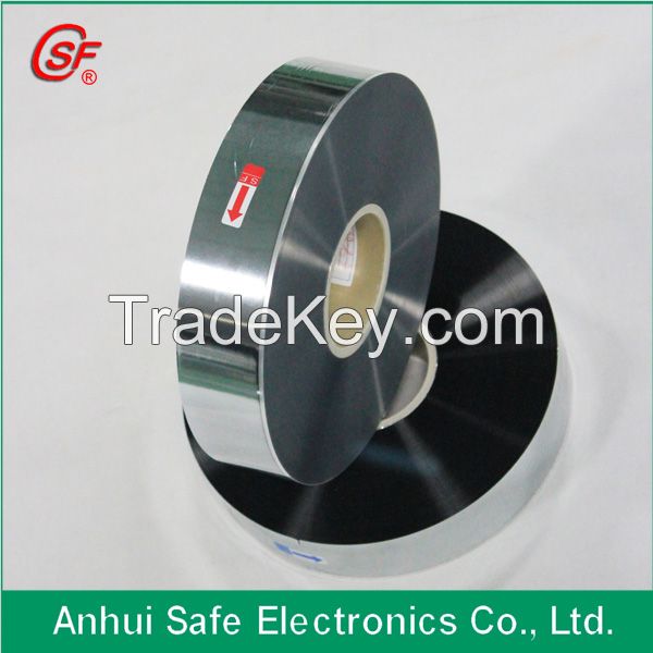 metallized polyester film for capacitor