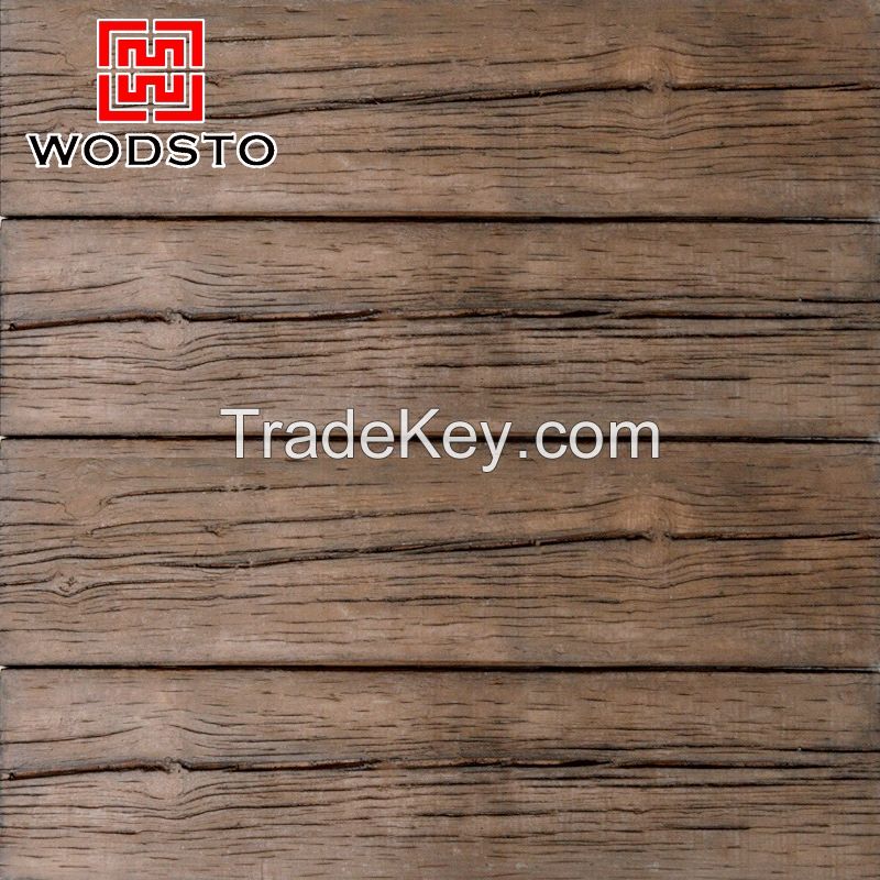 Antique wood groove wood plastic composite flooring made in China