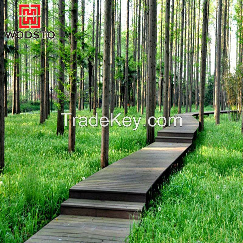 Antique wood groove wood plastic composite flooring made in China