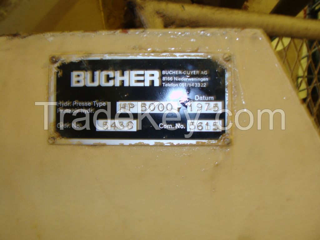 Bucher Guyer HP 5000 press