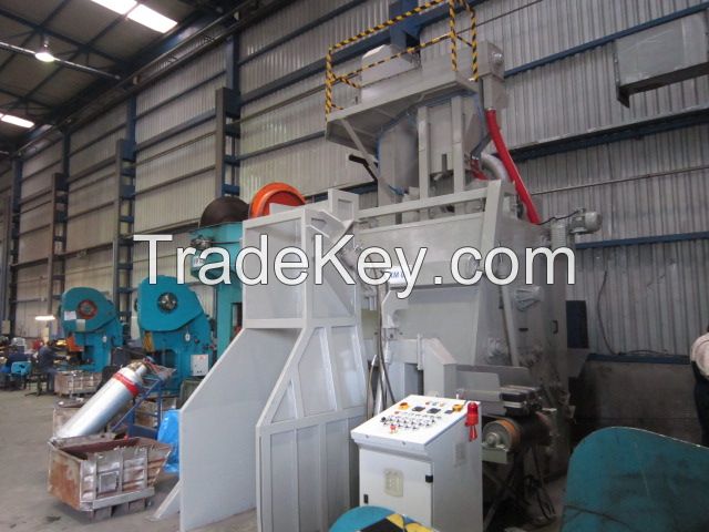 tumble type shot blasting machine