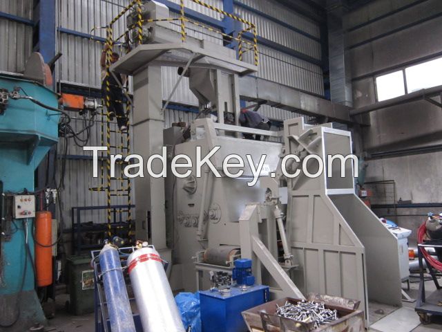 tumble type shot blasting machine