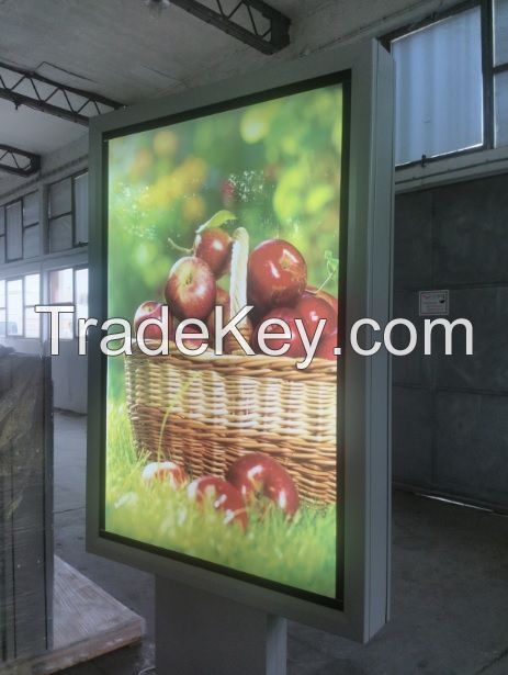 Outdoor advertising light box city-size mupi citylight