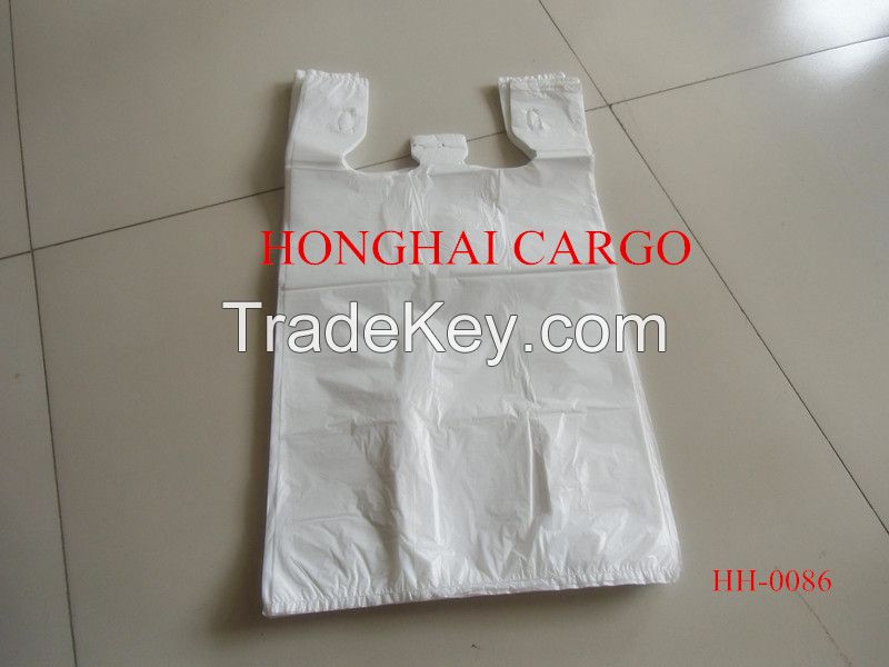 Plastic vest bags or T-shirt shopping bags