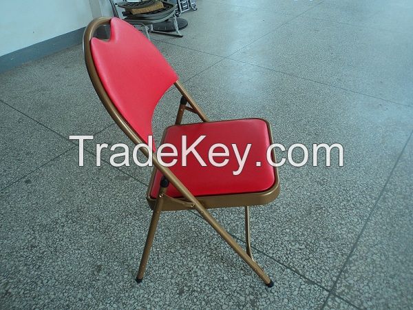 Factory price metal frame folding chair