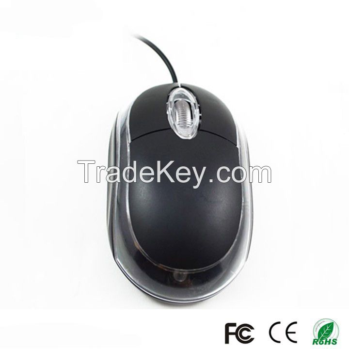 Factory Direct Sale 3D 800DPI USB Surface Wired Mouse