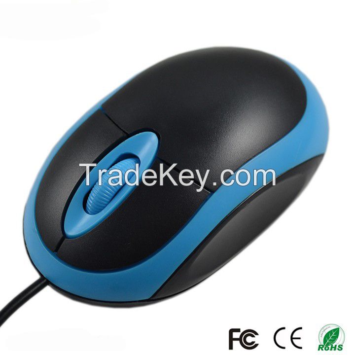 Factory Direct Sale 3D 800DPI USB Surface Wired Mouse