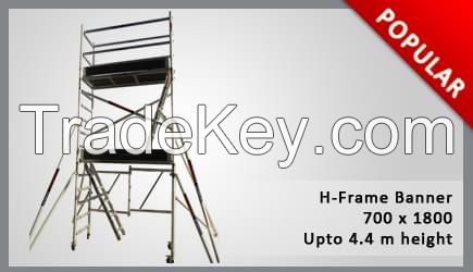 aluminium H-frame scaffold