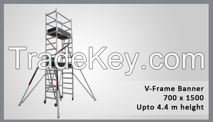 aluminium V-frame scaffold