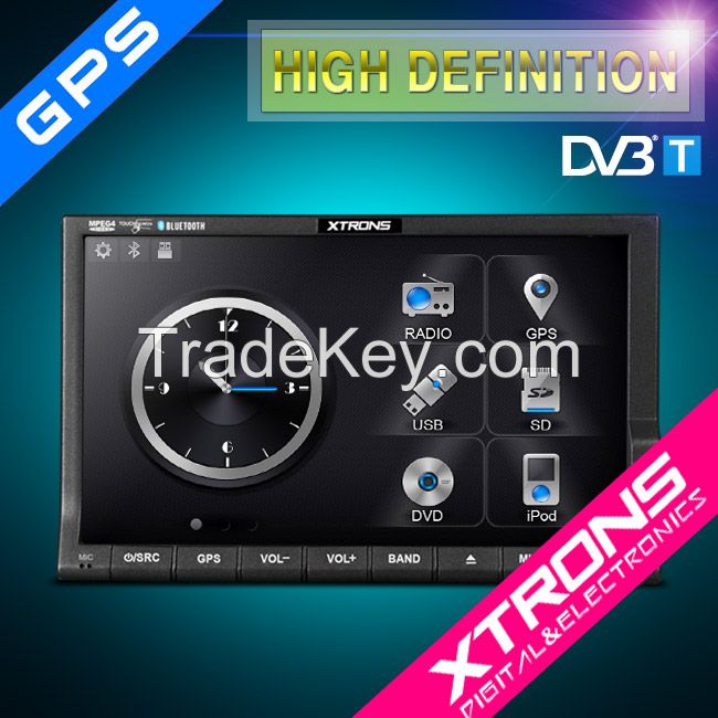 7'' Touch Screen Digital LED Panel Car DVD Player with built in DVB-T