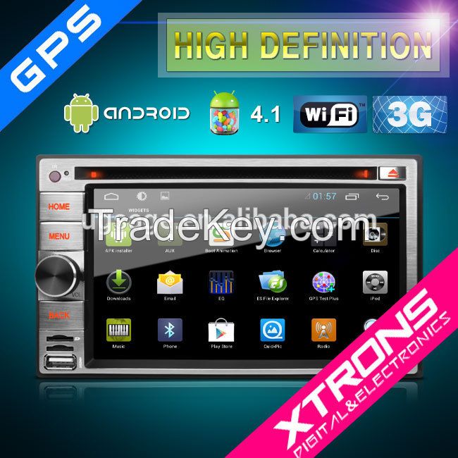 6.2'' Multi-touch Screen 1080P Wifi Double Din Car DVD Player