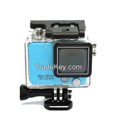 2015 2k 60fps waterproof wifi full hd 1080p sport action camera