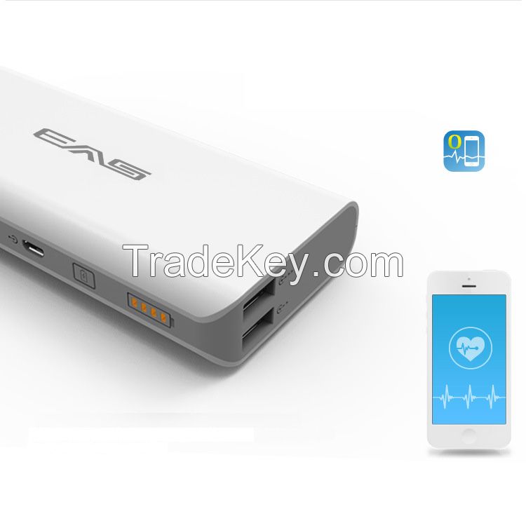 High quality firm and durable real capacity 10400mAh mobile power bank