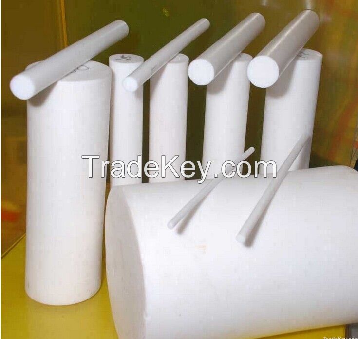 Solid round Teflon  PTFE  rod/stick/bar