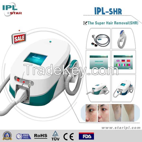 2015 new manufacture permanent hair removal machines/SHR IPL hair removal with ce approved