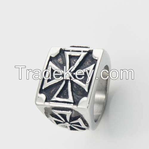  Stainless Steel Jewelry Factory direct Supply Cross Rings