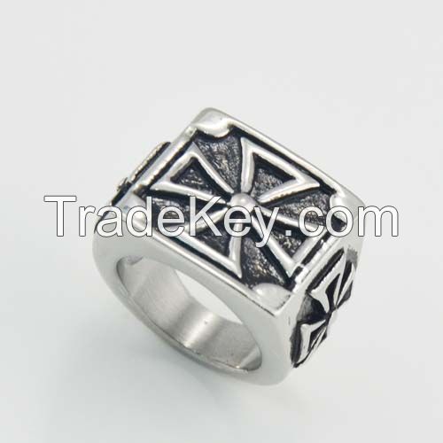 Stainless Steel Jewelry Factory direct Supply Cross Rings