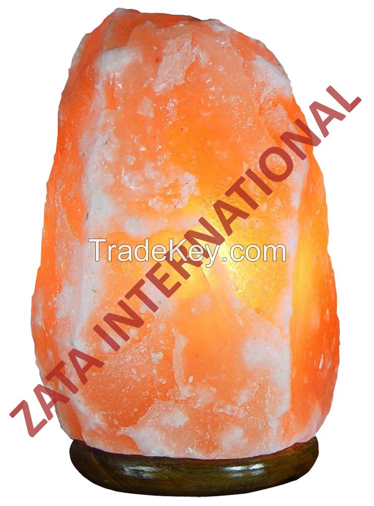 Himalayan Rock Salt Lamps Natural Ionizer 2.2 to 2.8 Kg 6ft Cord Bulb w Base