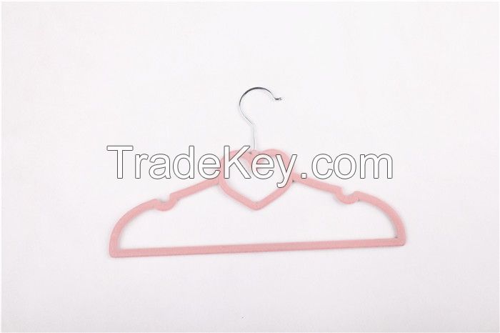 Cute creative heart shape plastic woman hanger