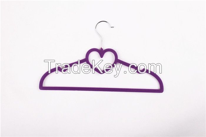 Cute creative heart shape plastic woman hanger