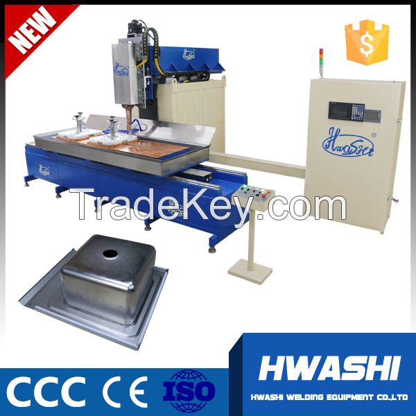 Automatic CNC Double-Bowl Sink Welding Machine