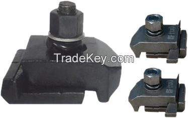 Railway parts fixed device/welding fixed device
