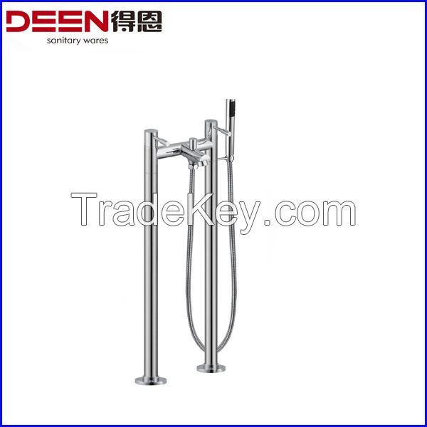 Blossom Freestanding Bath Shower Mixer Pipe Legs Chrome Bathroom Solid