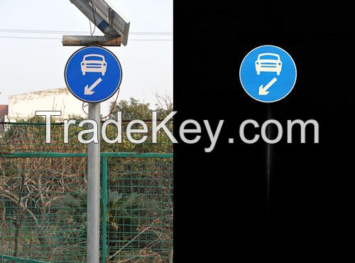 Solar Power Illuminated Traffic Signs, LED Traffic Signal