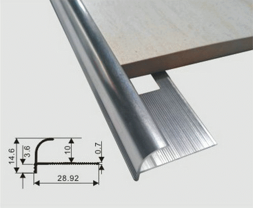 aluminium tile trim