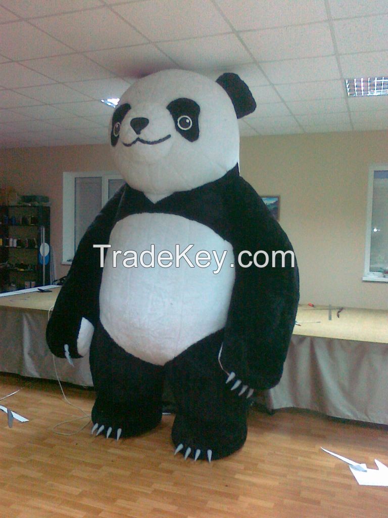 Inflatable 3 meter Panda for weddings, birthdays, advertising