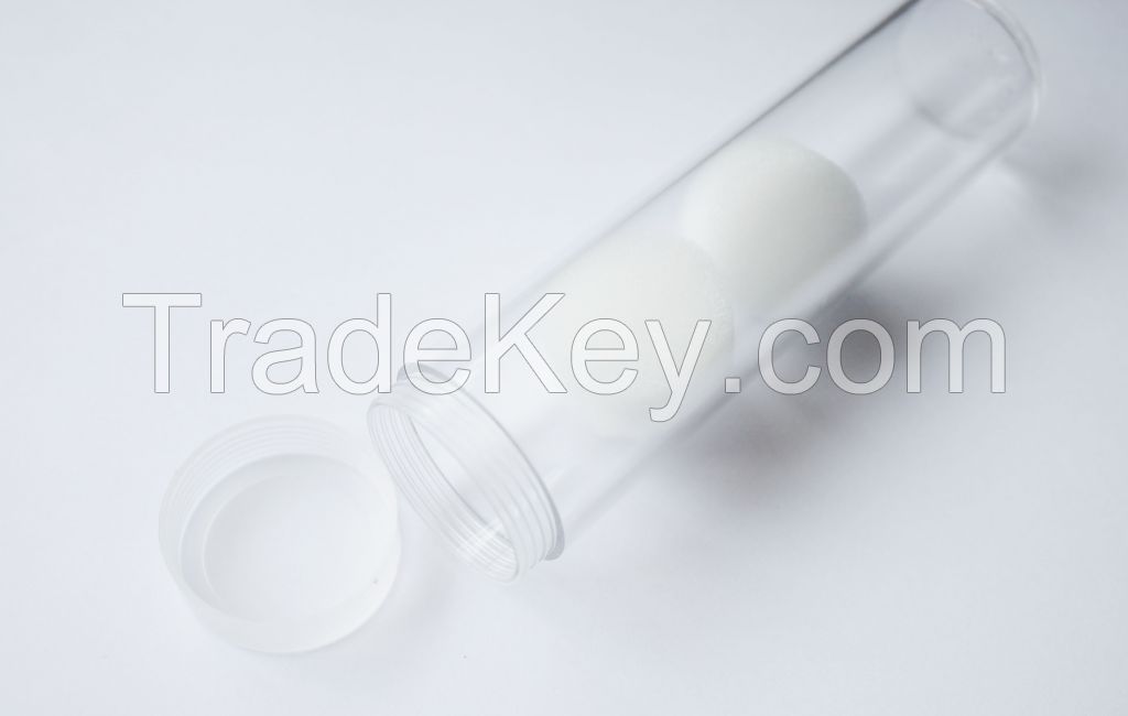 Good quantity clear plastic tube packaging with sponge