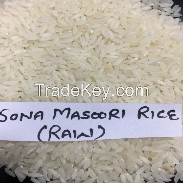 Raw Sona Masoori Non Basmati Rice Indian