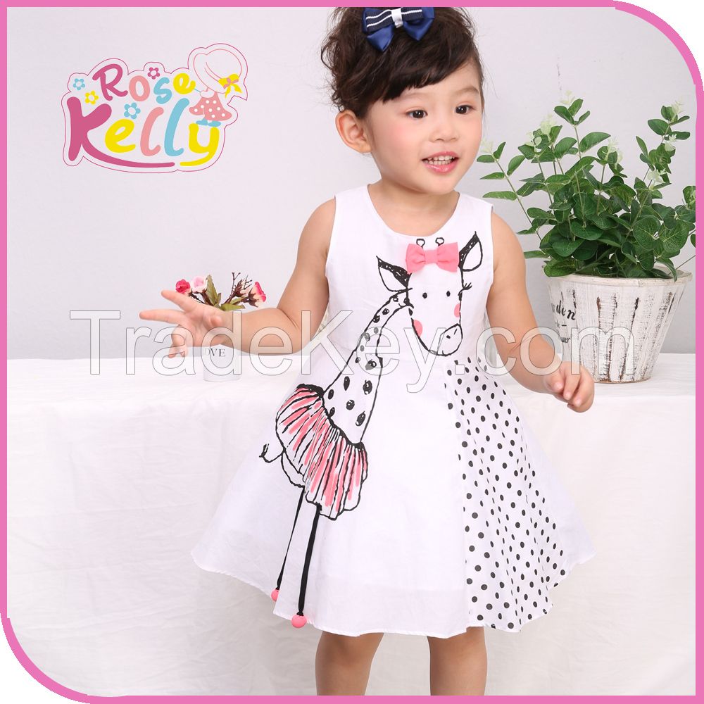 sweet baby clothes,baby frock design cotton dress in summer