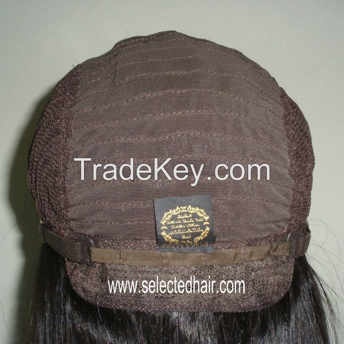 Stock Mongolian hair jewish wig