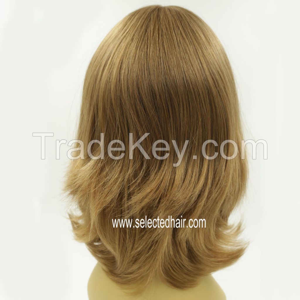 Stock European hair jewish wig